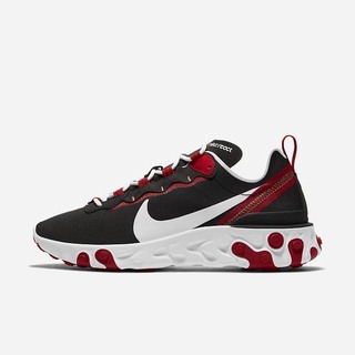 Pantofi Casual Nike React Element 55 Dama Negrii Rosii Albi | LZUO-07638